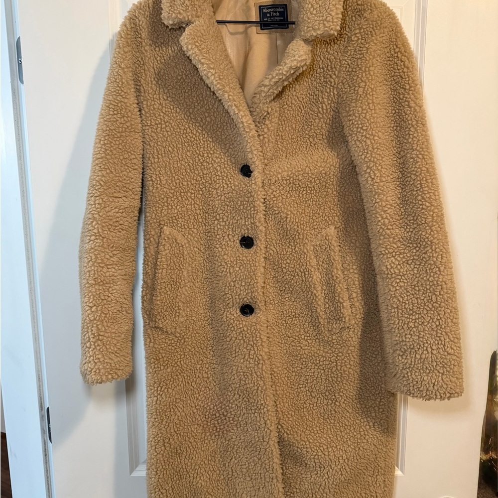 Abercrombie & Fitch tailored teddy coat